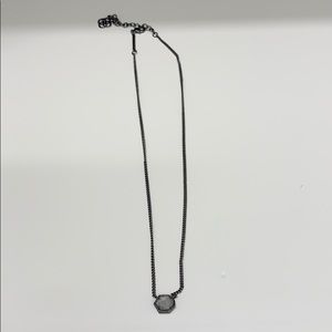 Gunmetal Kendra Scott Necklace
